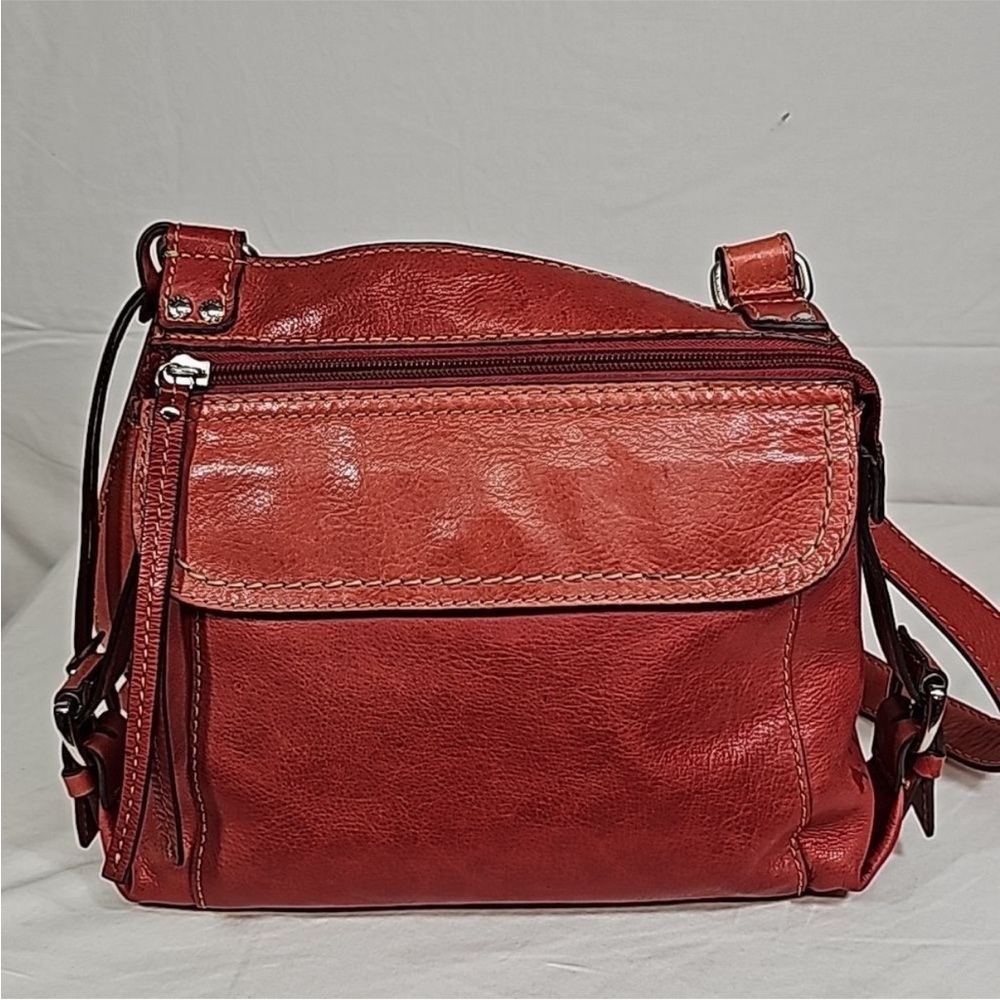 Fossil Leather Crossbody Shoulder Bag Organizer